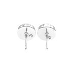 Starborn Star Diopside Round Shaped Post Style Earring in Sterling Silver