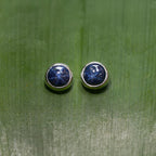 Starborn Star Sapphire Post Style Earring in Sterling Silver