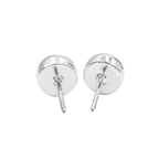 Starborn Round 7 mm Sugilite Post Style Earring in Sterling Silver