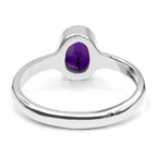 Starborn Sugilite Oval 8mm Ring in Sterling Silver