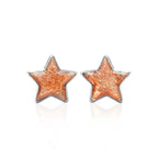 Starborn Gemstones Star Post Earrings in Sterling Silver