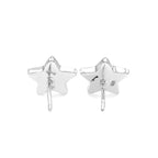 Starborn Gemstones Star Post Earrings in Sterling Silver