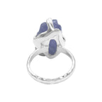 Starborn Tanzanite Prong Set Crystal Ring in Sterling Silver