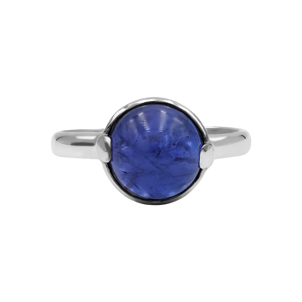 Starborn Tanzanite Sphere Ring in Sterling Silver