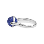 Starborn Tanzanite Sphere Ring in Sterling Silver