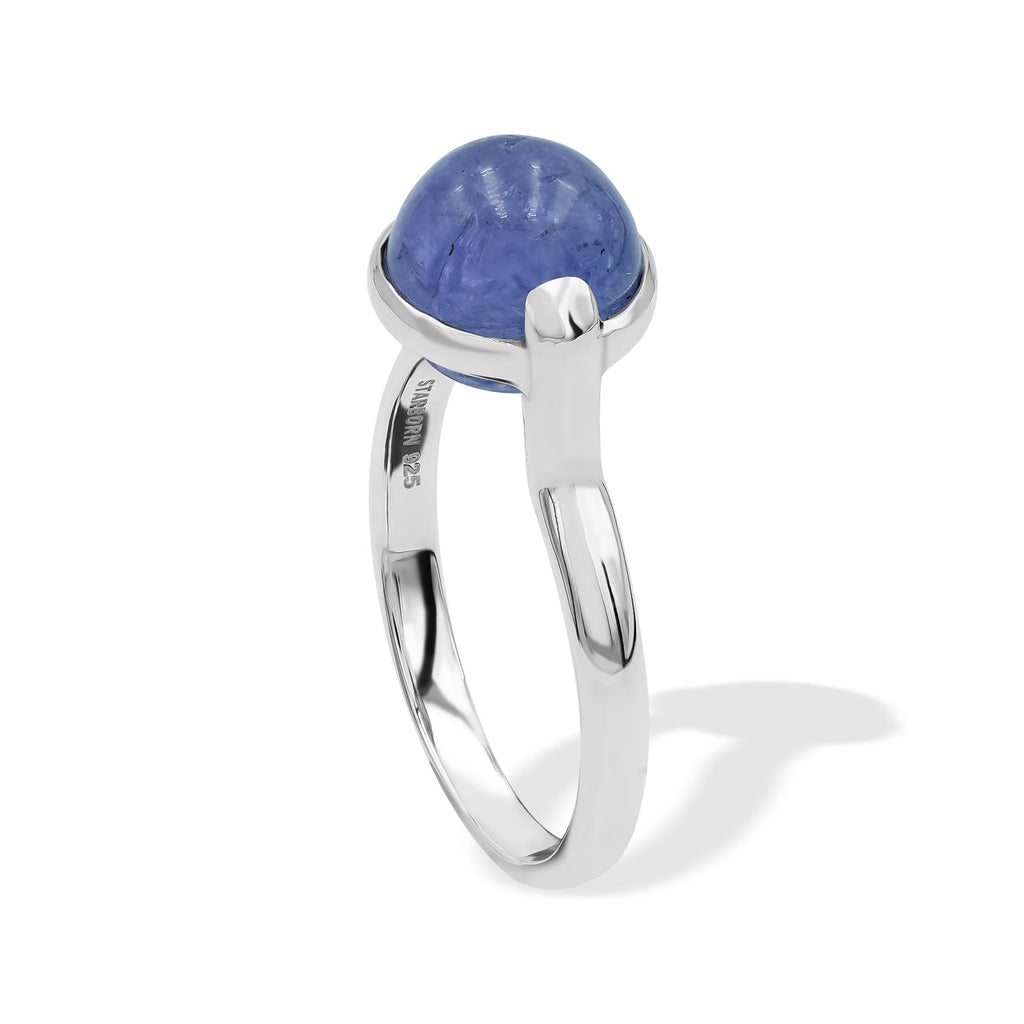 Starborn Tanzanite Sphere Ring in Sterling Silver