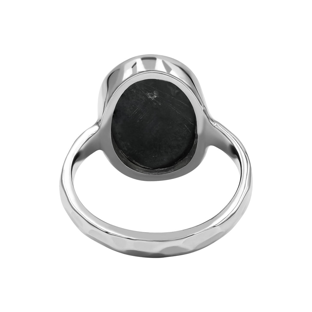 Starborn Fossilized Trilobite Ring (17–19 mm) in Sterling Silver