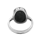 Starborn Fossilized Trilobite Ring (17–19 mm) in Sterling Silver
