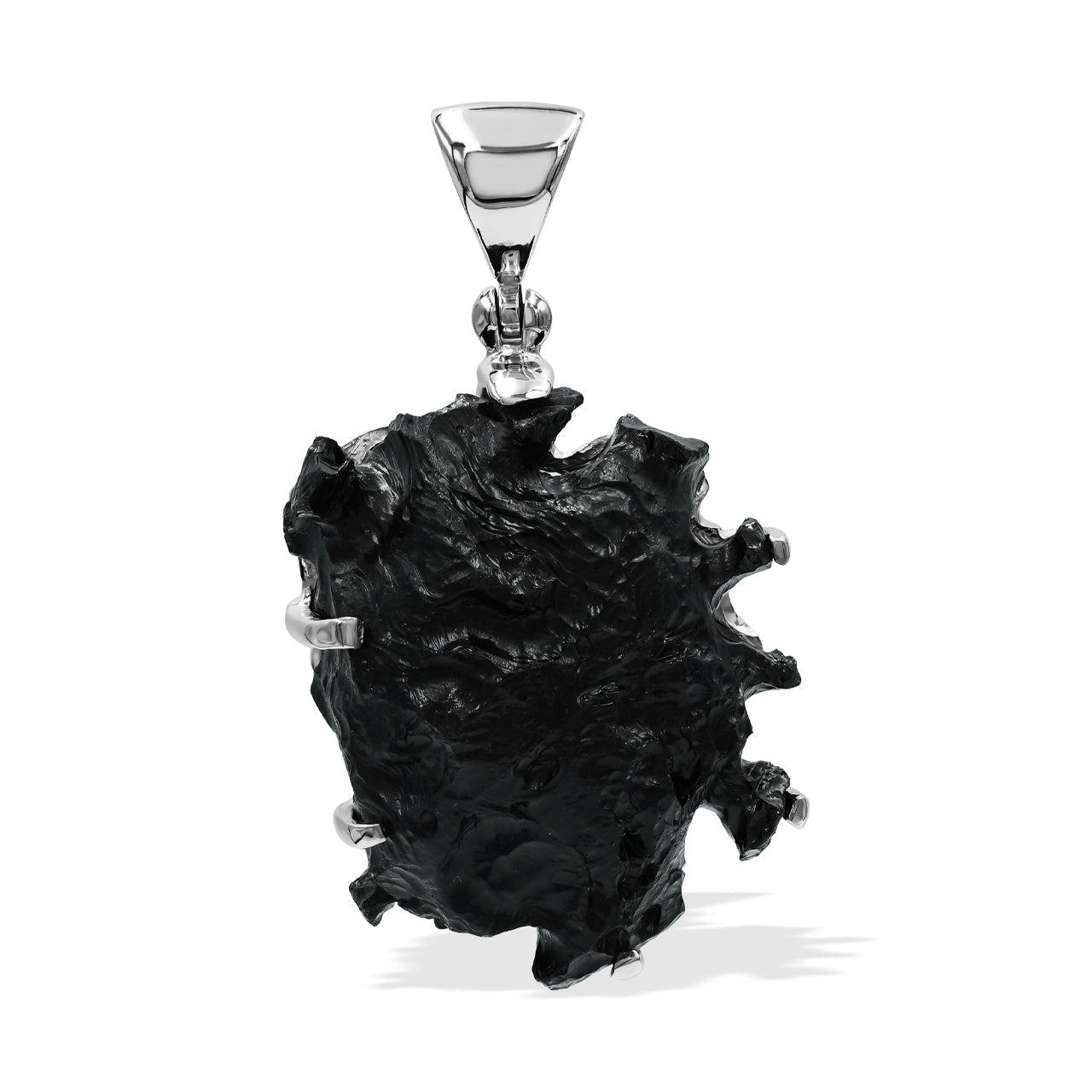 Starborn Bilitonite Prong Set Pendant in Sterling Silver