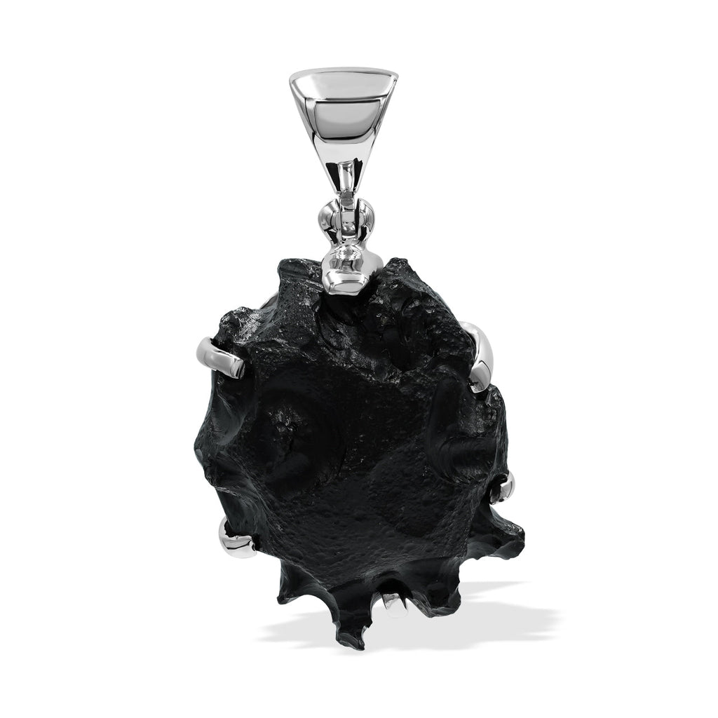 Starborn Bilitonite Prong Set Pendant in Sterling Silver