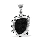 Starborn Bilitonite Prong Set Pendant in Sterling Silver