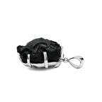 Starborn Bilitonite Prong Set Pendant in Sterling Silver