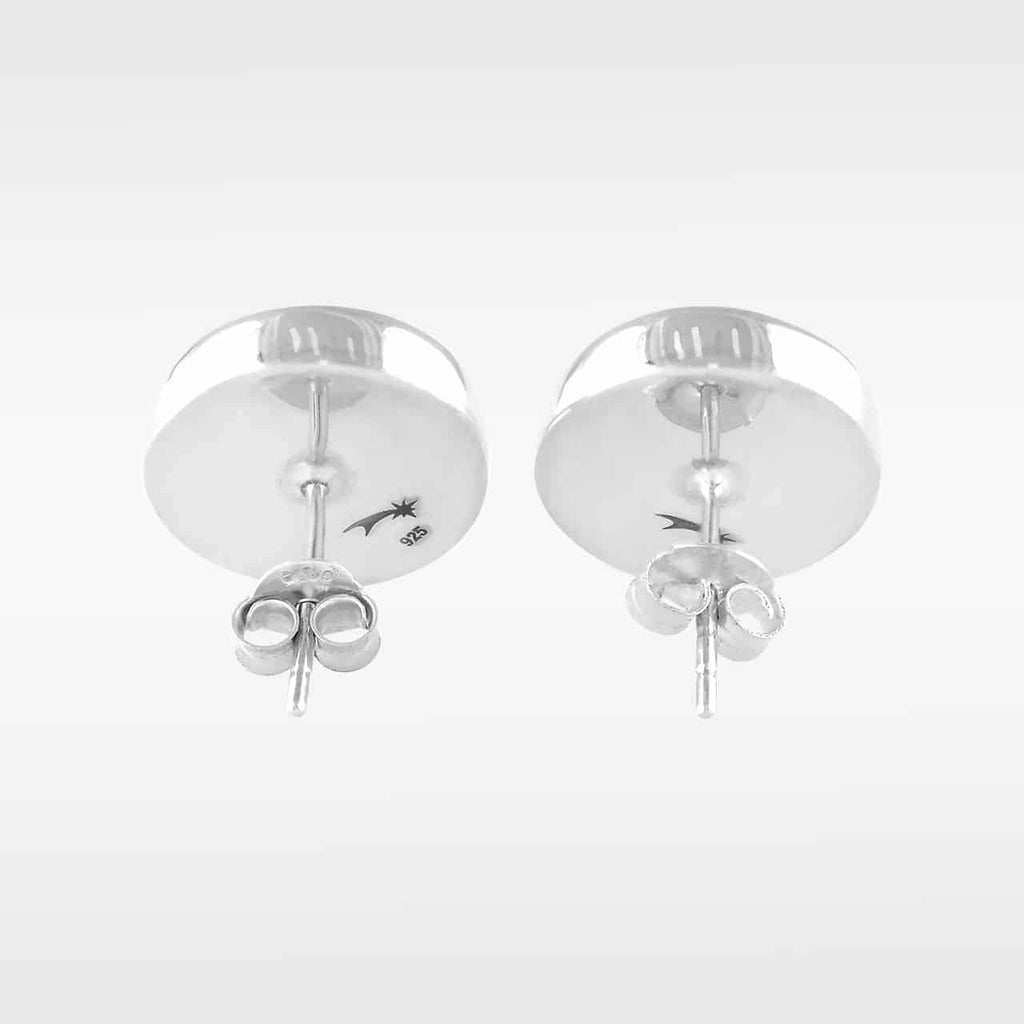 Starborn Pink Natrolite Post Earrings in Sterling Silver