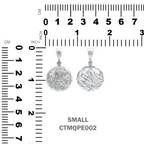 Starborn Silvery Tourmalinated Quartz Pendant in Sterling Silver