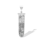 Starborn Tourmalinated Quartz Pendant in Sterling Silver