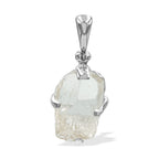 Starborn Natural Topaz Crystal Prong Set Pendant in Sterling Silver