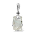 Starborn Natural Topaz Crystal Prong Set Pendant in Sterling Silver