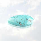 Starborn North American Natural Turquoise Pear Cabochon - 1 piece