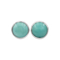 Starborn Campitos Turquoise Post Earrings in Sterling Silver