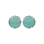 Starborn Campitos Turquoise Post Earrings in Sterling Silver