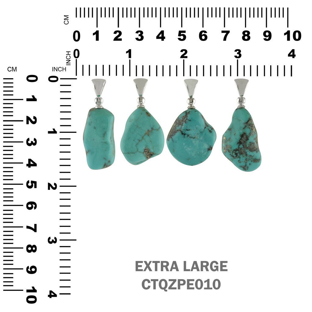 Starborn Campitos Turquoise Pendant in Sterling Silver