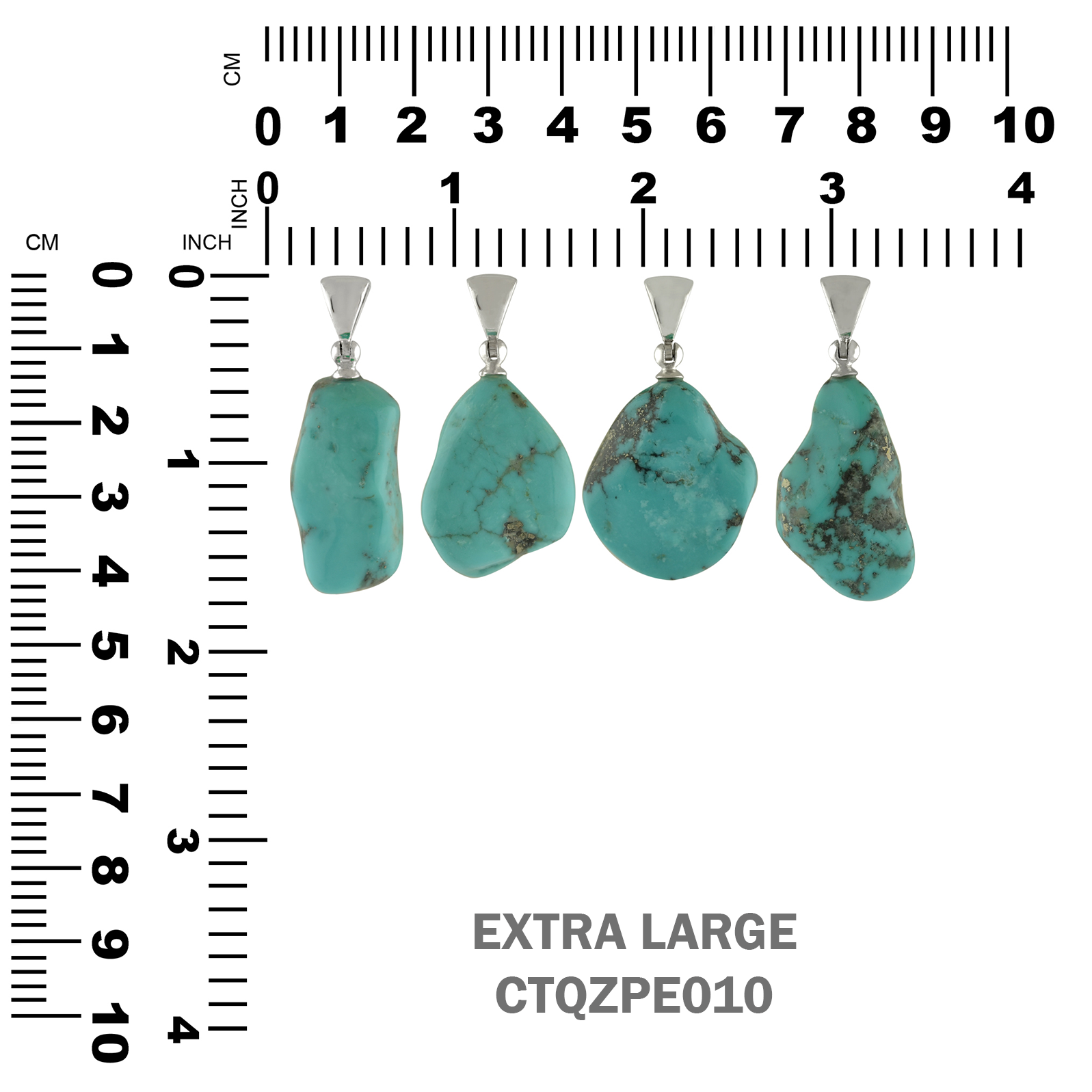 Starborn Campitos Turquoise Pendant in Sterling Silver