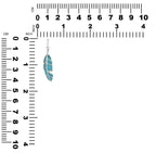 Starborn Feather Pendant with Beautiful Gemstones in Sterling Silver