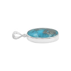 Starborn Persian Turquoise Pendant in Sterling Silver