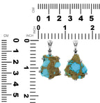 Starborn Patagonia Turquoise Prong Set Pendant in Sterling Silver