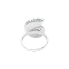 Starborn Turquoise Inlay Nautilus Ring in Sterling Silver