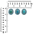 Starborn Kingman Turquoise and Round Campitos Turquoise Ring in Sterling Silver