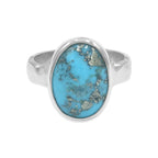 Starborn Persian Turquoise Ring in Sterling Silver