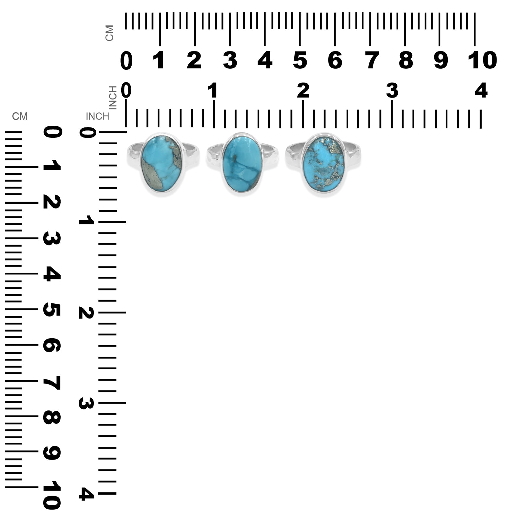 Starborn Persian Turquoise Ring in Sterling Silver