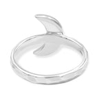 Starborn Turquoise Crescent Moon Ring in Sterling Silver