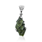Starborn Natural Tourmaline Crystal Pendant in Sterling Silver
