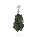Starborn Natural Tourmaline Crystal Pendant in Sterling Silver
