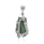 Starborn Natural Tourmaline Crystal Pendant in Sterling Silver