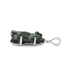 Starborn Natural Tourmaline Crystal Pendant in Sterling Silver