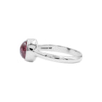 Starborn Pink Tourmaline Oval Shape Ring in Sterling Silver