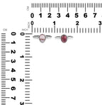 Starborn Pink Tourmaline Oval Shape Ring in Sterling Silver