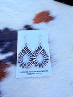 Handcrafted Beth Dutton Collection Sterling Silver Dangle Earrings