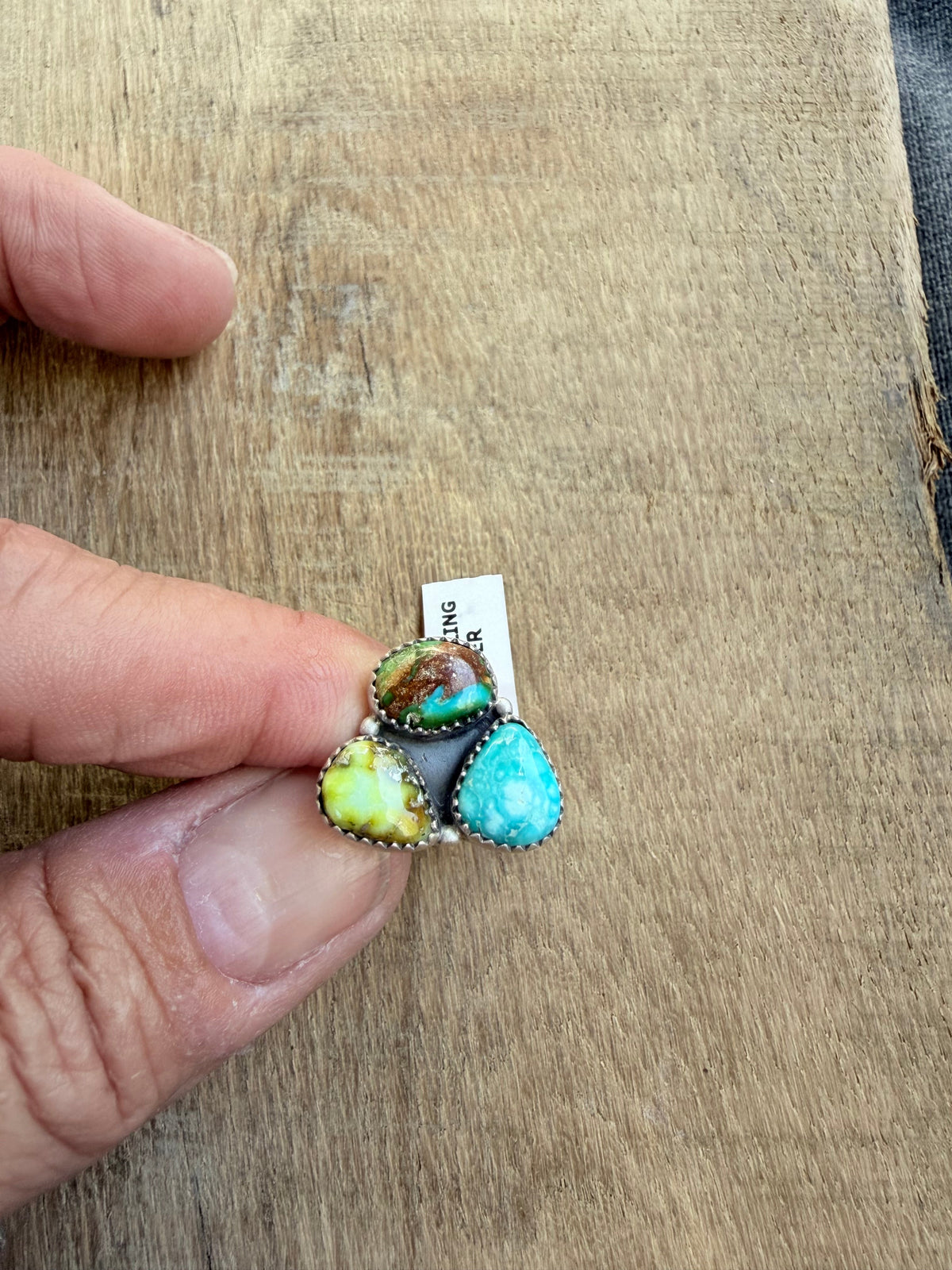 Palomino, Number 8, Bluebird Sterling Silver Ring