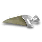 Starborn Fossilized Great White Shark Tooth Cap Set Pendant in Sterling Silver