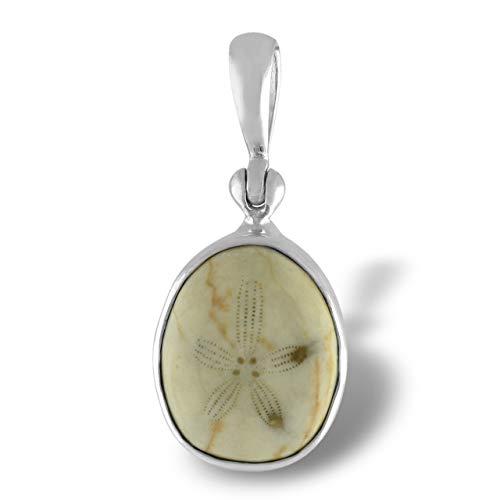 Starborn Fossilized Sea Urchin Pendant in Sterling Silver