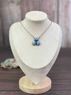 Handmade Sterling Silver Cotton Candy, Golden Hills Turquoise, Red Rose Dahlia, No.8, Paloma, Sonoran Mountain Turquoise Necklace, Signed Nizhoni