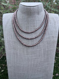 Handcrafted Copper 5mm Beaded Necklace