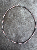 Handcrafted Copper 5mm Beaded Necklace