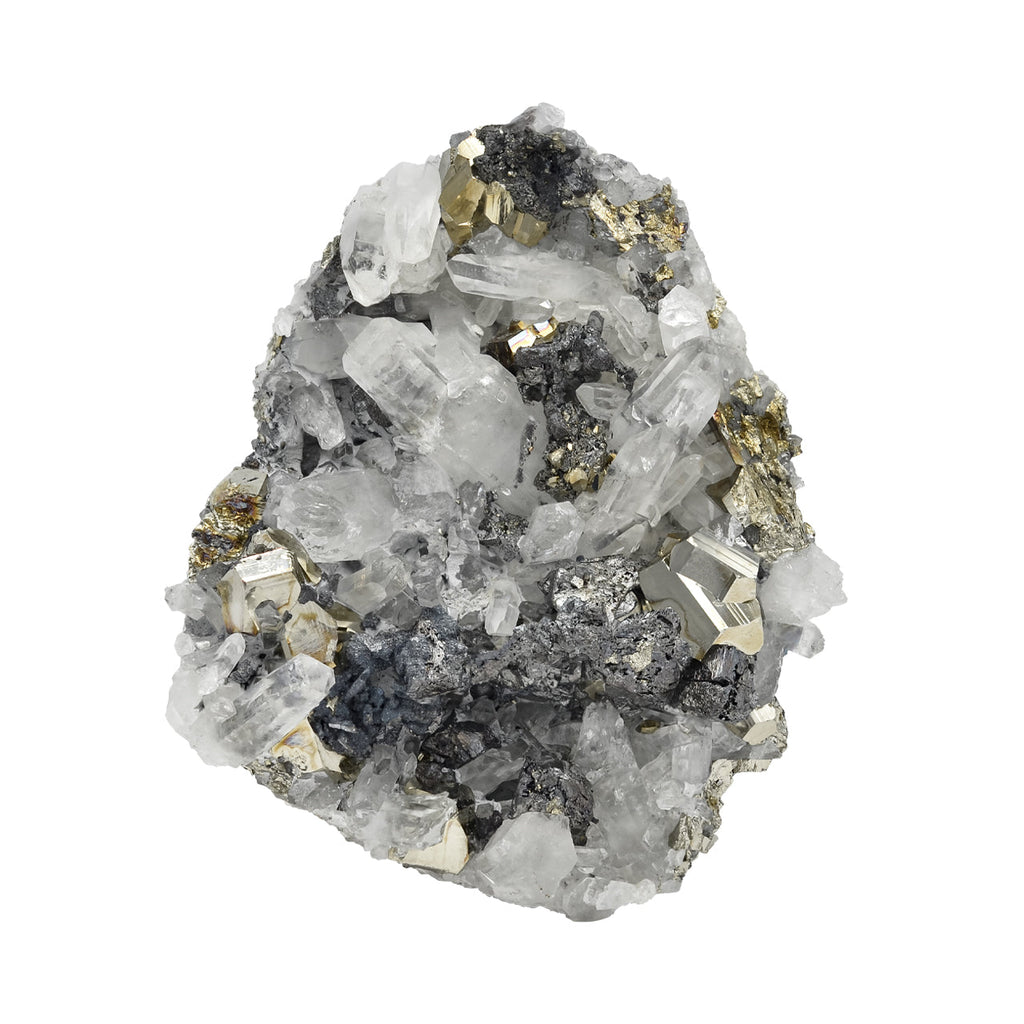 Starborn Rainbow Pyrite Crystal Collector's Corner Specimen 889 carats - 1 Piece
