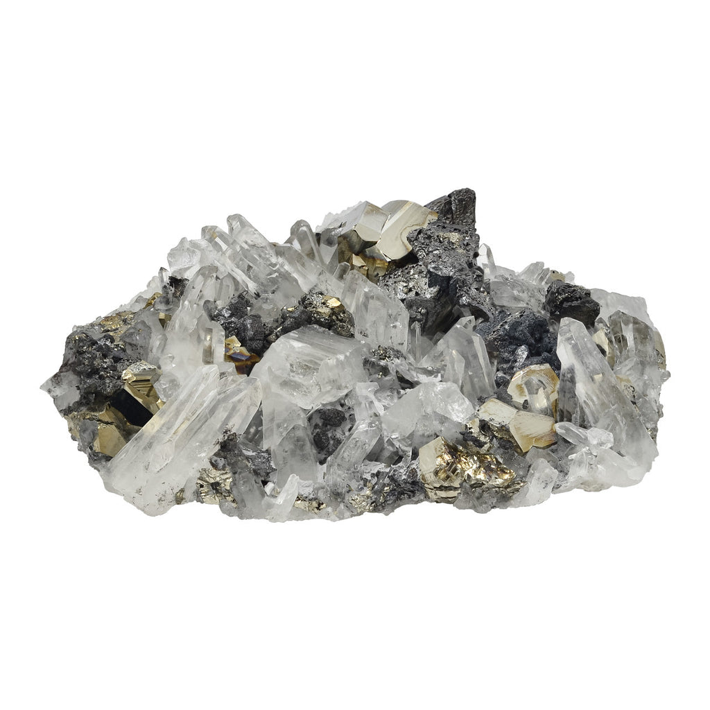 Starborn Rainbow Pyrite Crystal Collector's Corner Specimen 889 carats - 1 Piece