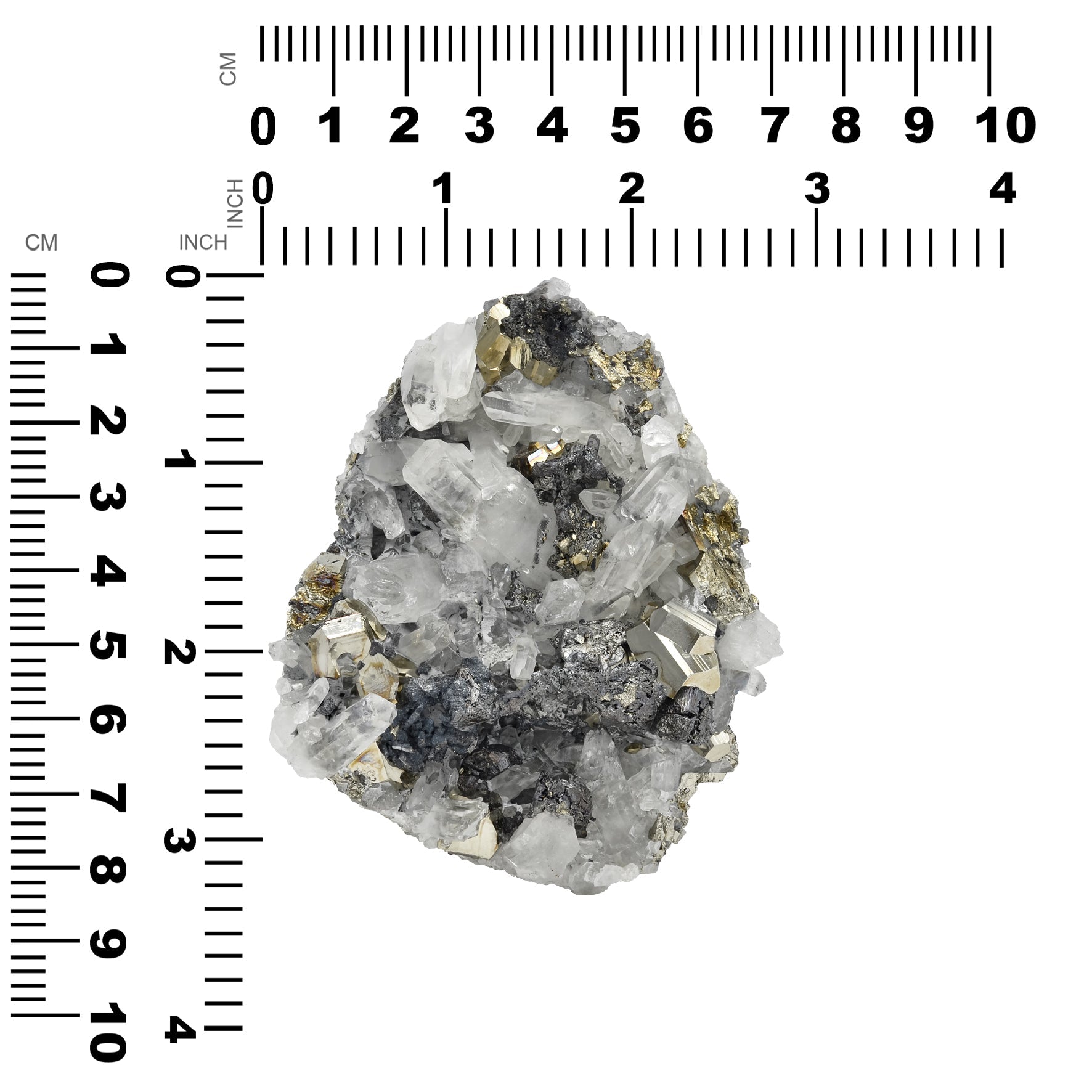 Starborn Rainbow Pyrite Crystal Collector's Corner Specimen 889 carats - 1 Piece